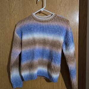 Shein Pink Fleece Hoodie/ Sugar & Jade Sparkly Sweater